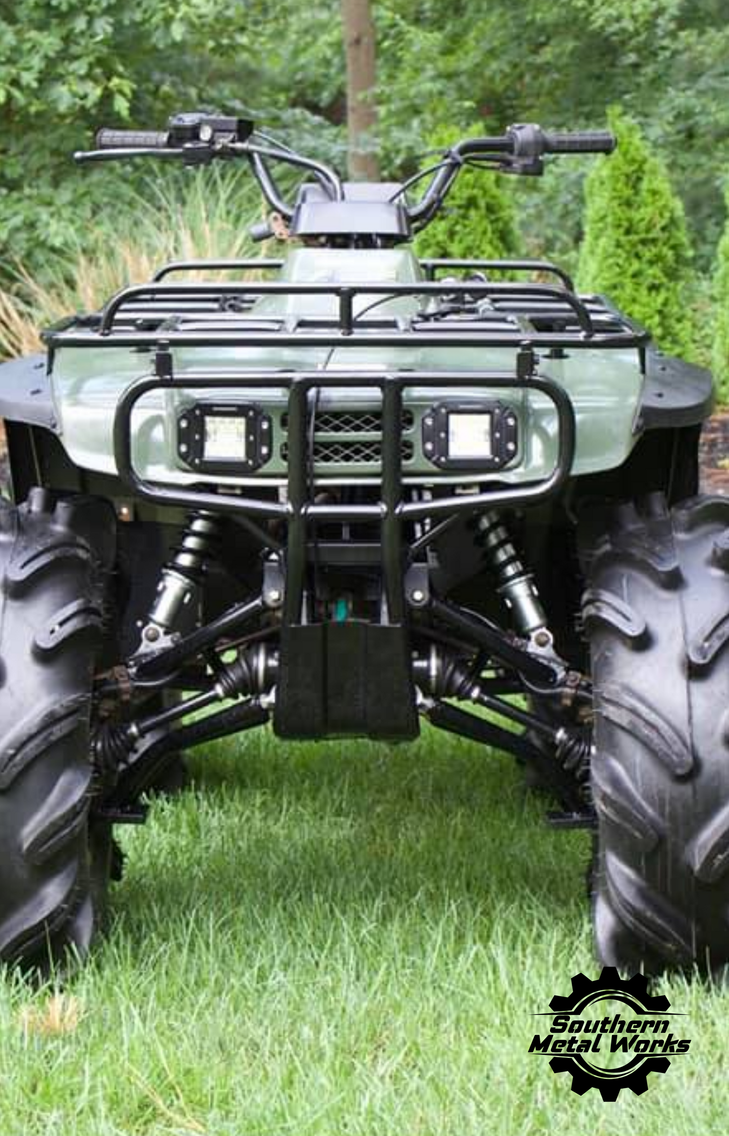 Honda Fourtrax 300 LED headlight bracket kit (Brackets Only)